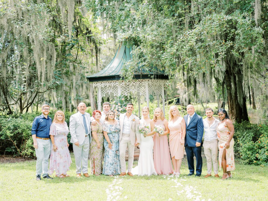 Wedding Family Portrait in Charleston