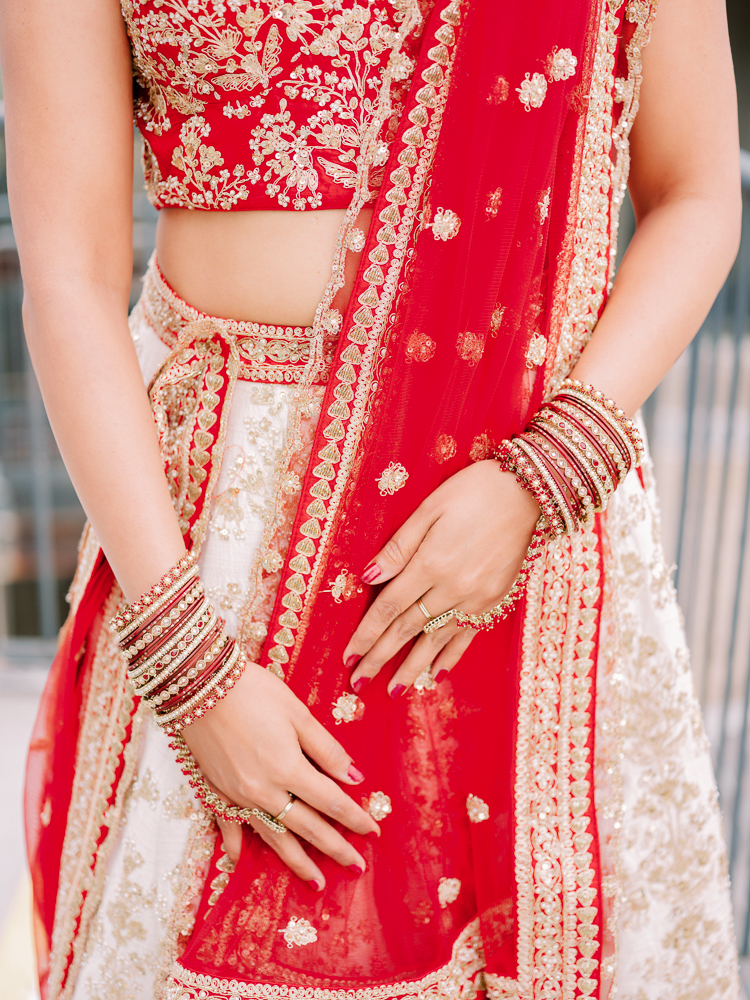 Indian bride in Red Saree